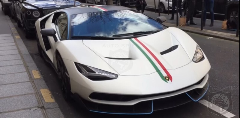 Lamborghini Centenario Spotted in Paris and It Looks Awesome! (Video)